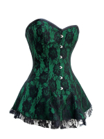 Gothic-Corsagenkleid Vollbrust "Odette" Seite Gothic-Corsagenkleid Vollbrust "Odette" Seite